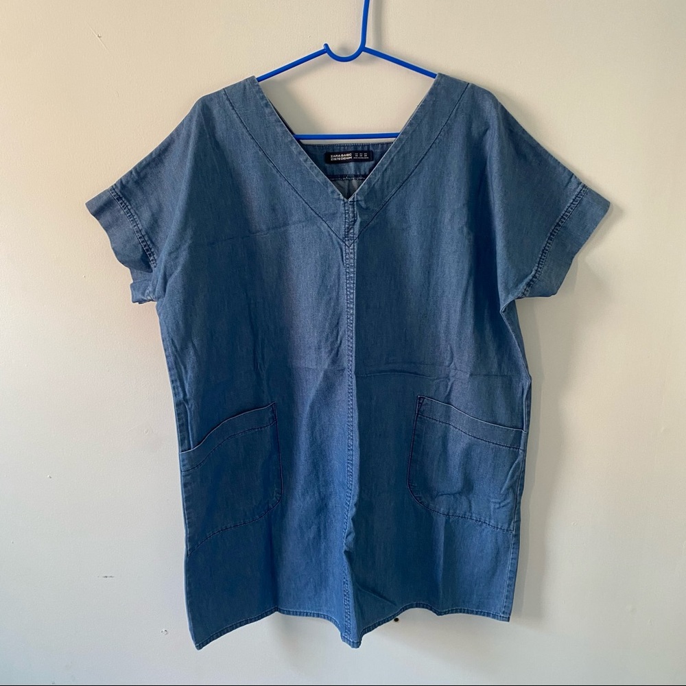 Zara Basic Z1975 denim dress